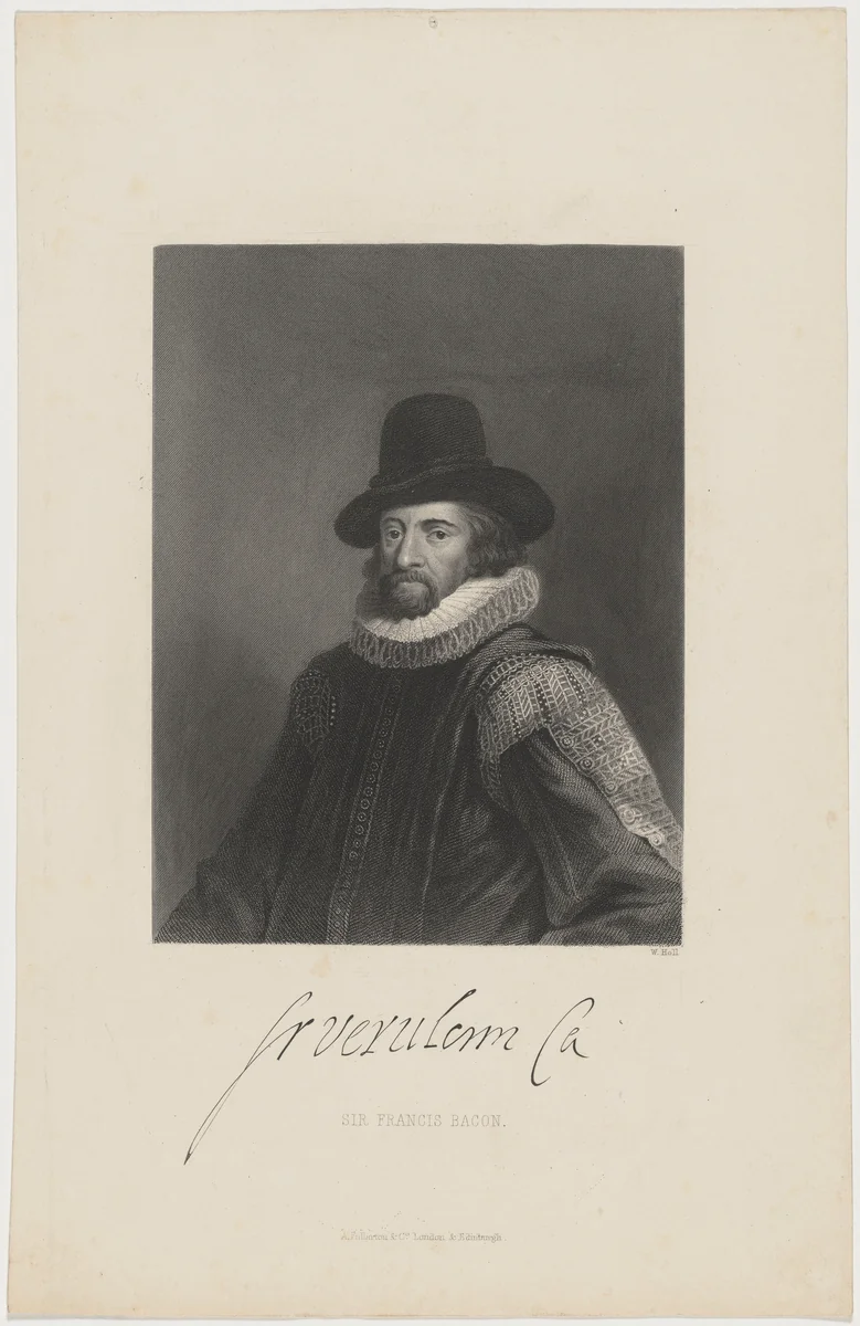 Sir Francis Bacon by William Holl, print, 1771-1838