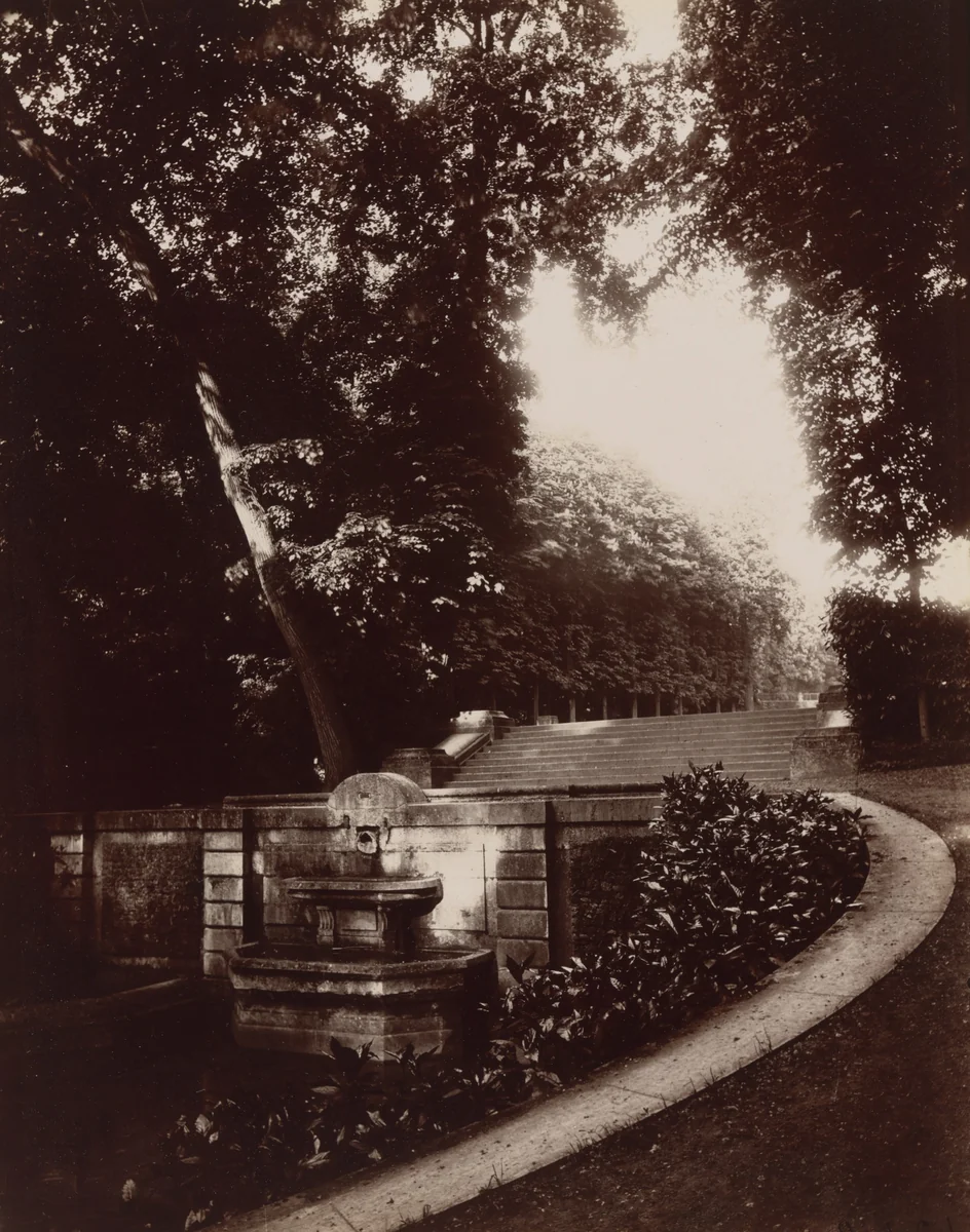Saint-Cloud by Eugène Atget, photograph, 1924