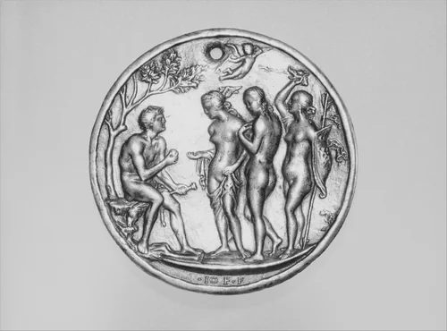 The Judgment of Paris by Master IO. F.F., metalwork, 1500-1515