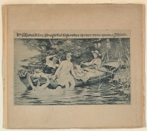 Athletic, from the Sports and Art Subjects series (N197) issued by Wm. S. Kimball & Co. by William S. Kimball & Company, print, 1886-1893