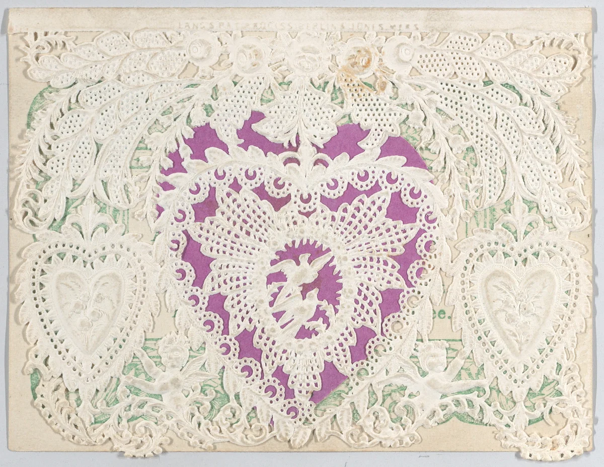 Valentine by anonymous, other, 1845-1875