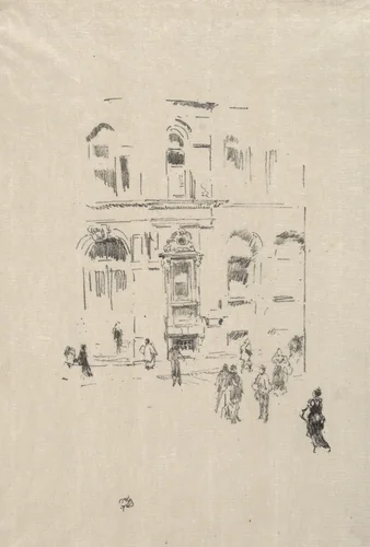 Victoria Club by James McNeill Whistler, print, 1879