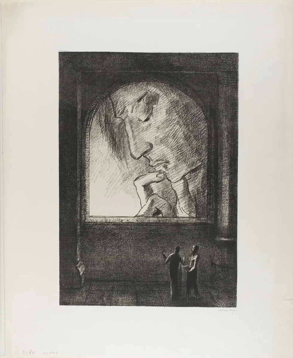 Light by Odilon Redon, print, 1893