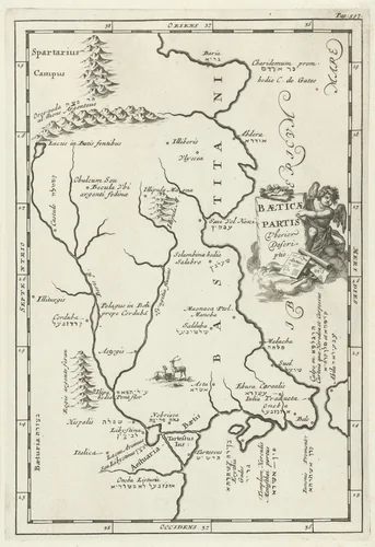 Kaart van Spaans grondgebied aan de Balearische Zee by Jan Luyken, print, 1692