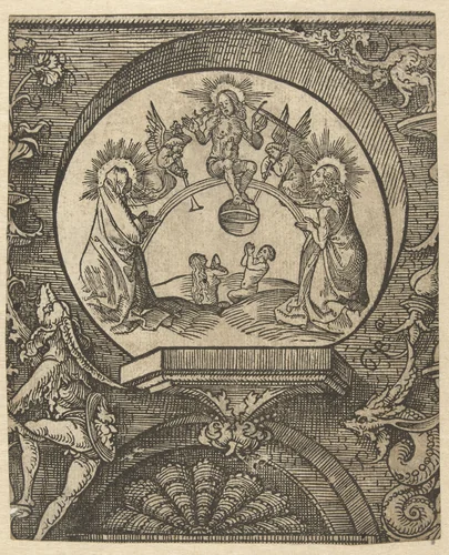 Het Laatste Oordeel by Jacob Cornelisz van Oostsanen, print, 1520