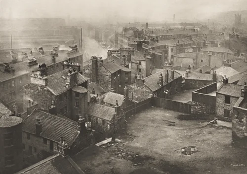 Old Houses at Corner of George Street and High Street by Thomas Annan, photograph, 1897