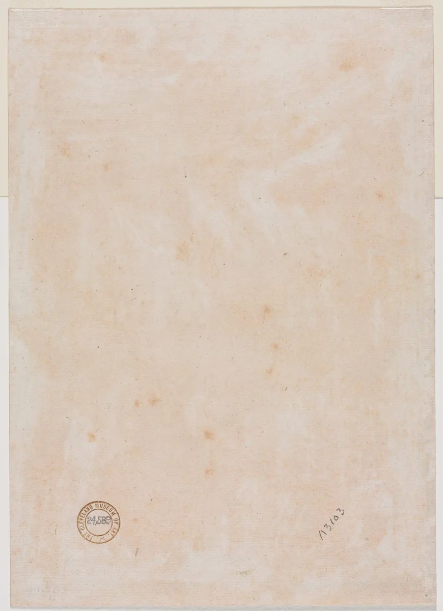 Several Line Borders (verso) by Luzio Romano, drawing, 1530-1570