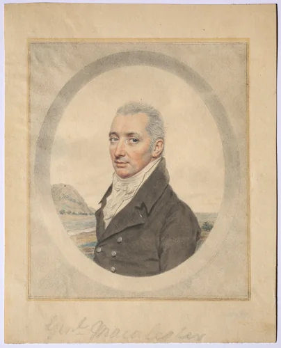 Portrait of General Keith MacAlister by John I Smart, painting, 1795-1810