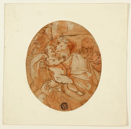 Holy Family by James Stuart, drawing, 1733-1788