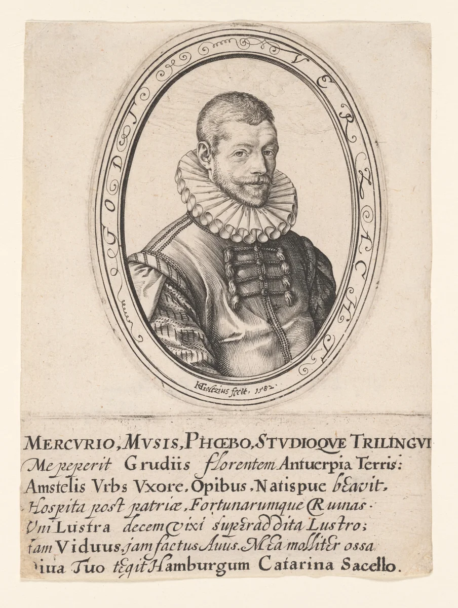 Hans Felbier by Hendrick Goltzius, print, 1582