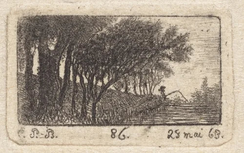 The Young Peasant Woman by Emmanuel Phélippes-Beaulieu, print, 1863