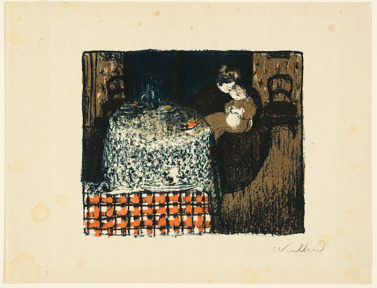 Maternity by Edouard Jean Vuillard, print, 1896