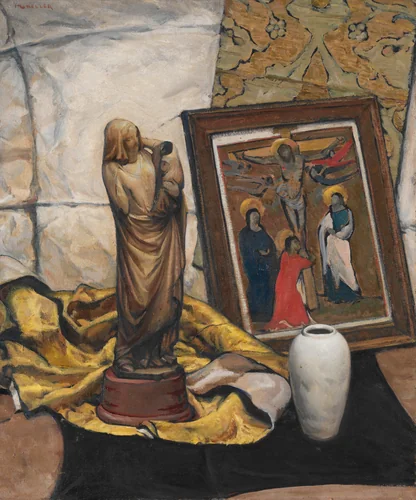 The Madonna of Ivory by Henry Keller, painting, 1900-1949