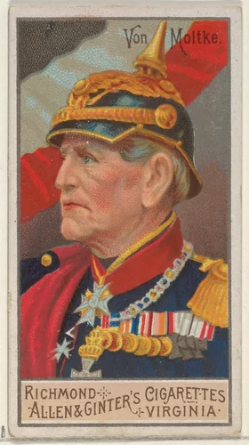 Helmuth Karl Bernhard Graf von Moltke, from the Great Generals series (N15) for Allen & Ginter Cigarettes Brands by Allen & Ginter, print, 1888
