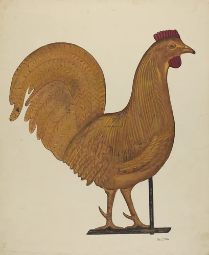 Weather Vane by George File, index of american design, 1938