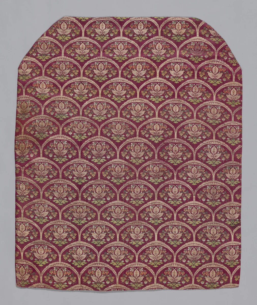 Panel (Dress Fabric) by Iran, textile, 1701-1800