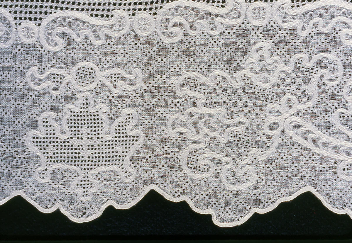 Border (From a Cover) by Southern Italy or Sicily, textile, 1675-1700