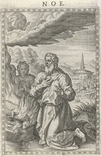Noach by Unknown, print, 1577