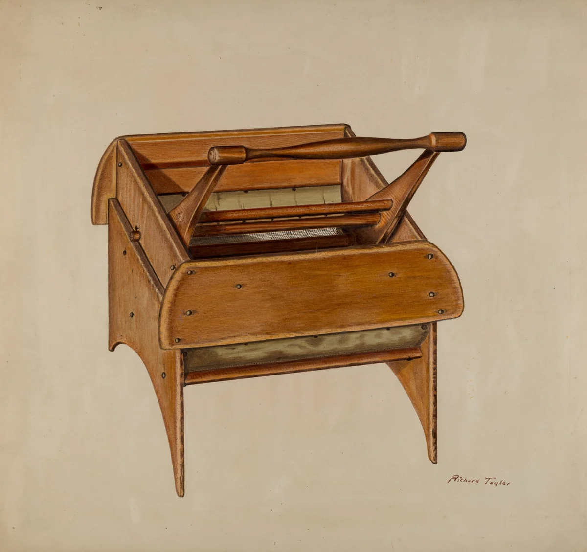 Flour Sifter by Richard Taylor, index of american design, 1939