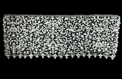 Fragment (Border) by Italy, Venice, textile, 1675-1700