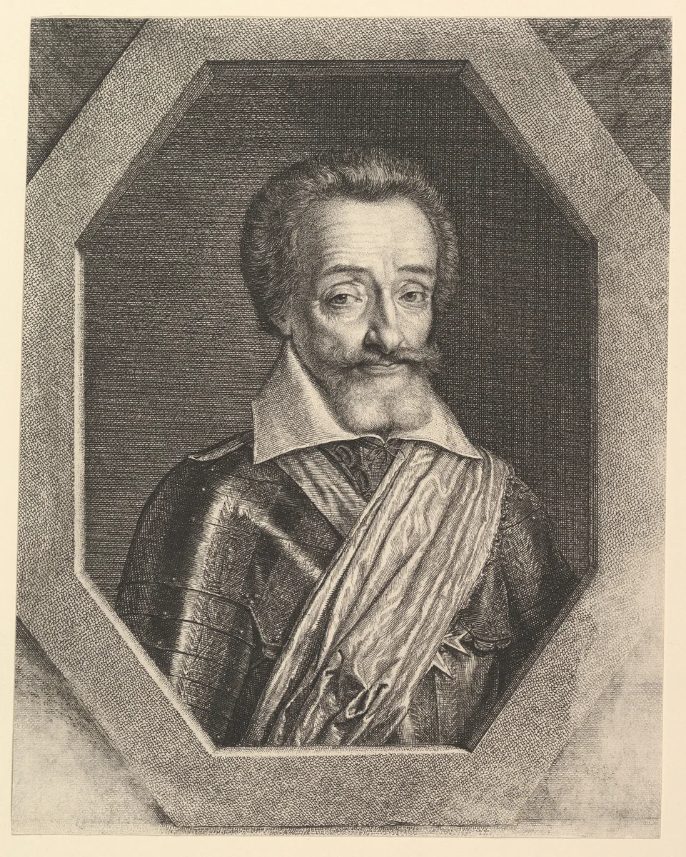 Henri IV, roi de France by Jean Morin, print, 1605-1650