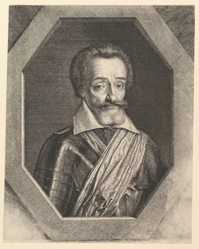 Henri IV, roi de France by Jean Morin, print, 1605-1650