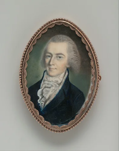Gulian Ludlow by John Ramage, artwork, 1787-1790