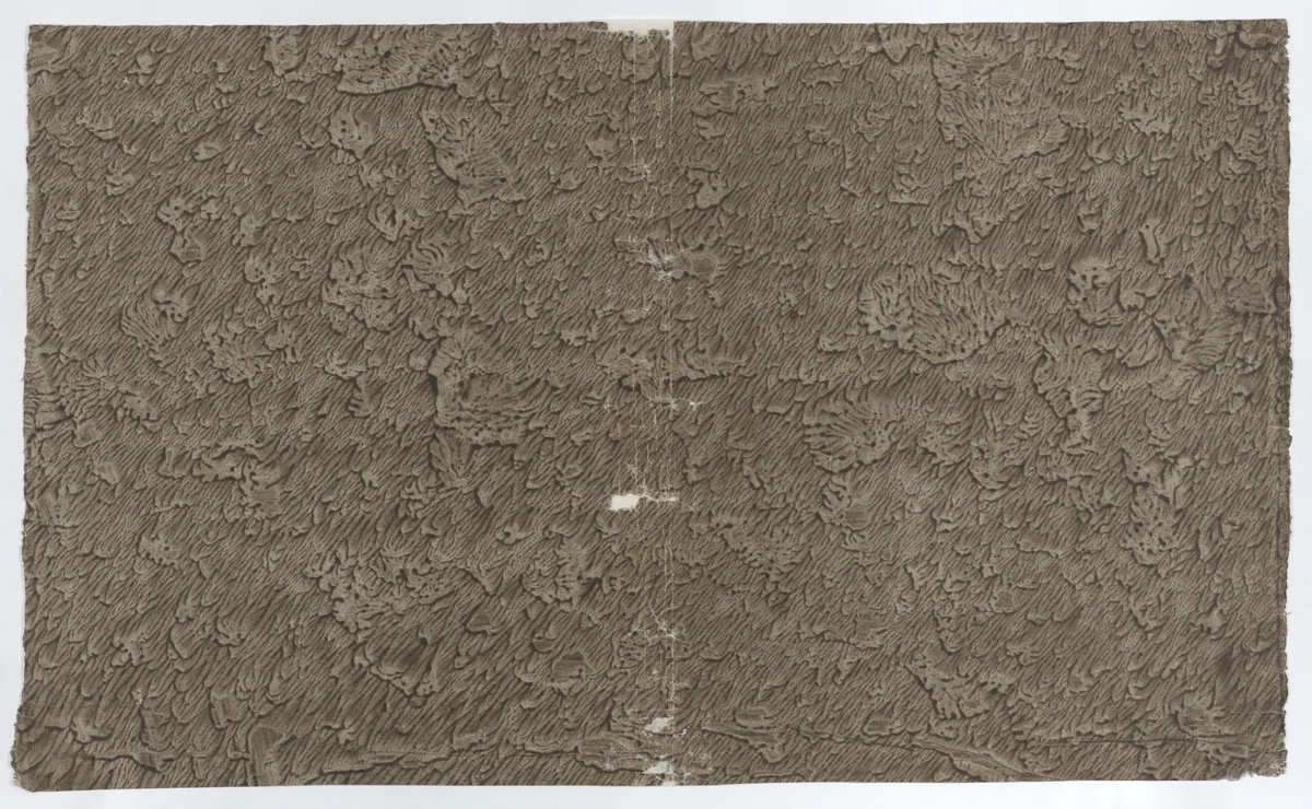 Green paste paper book cover by anonymous, print, 1800-1900