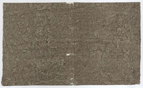 Green paste paper book cover by anonymous, print, 1800-1900