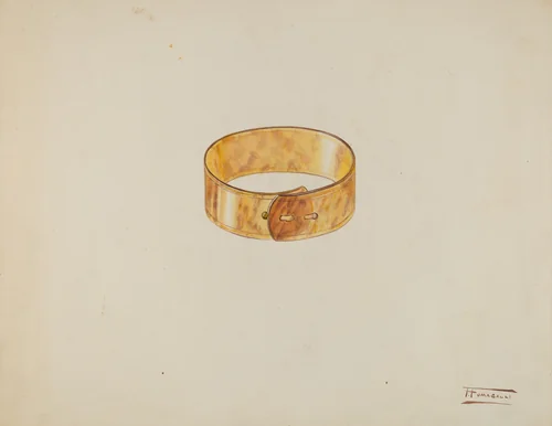 Bracelet by Frank Fumagalli, index of american design, 1939