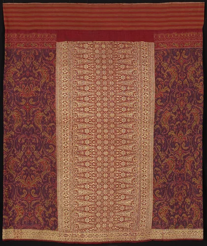Sarong (sarong limar) by Indonesia, Bangka, textile, 1801-1900