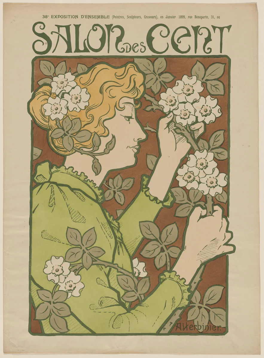 Salon des Cent, 38eme Exposition d'Ensemble by Arsène Herbinier, design, 1899