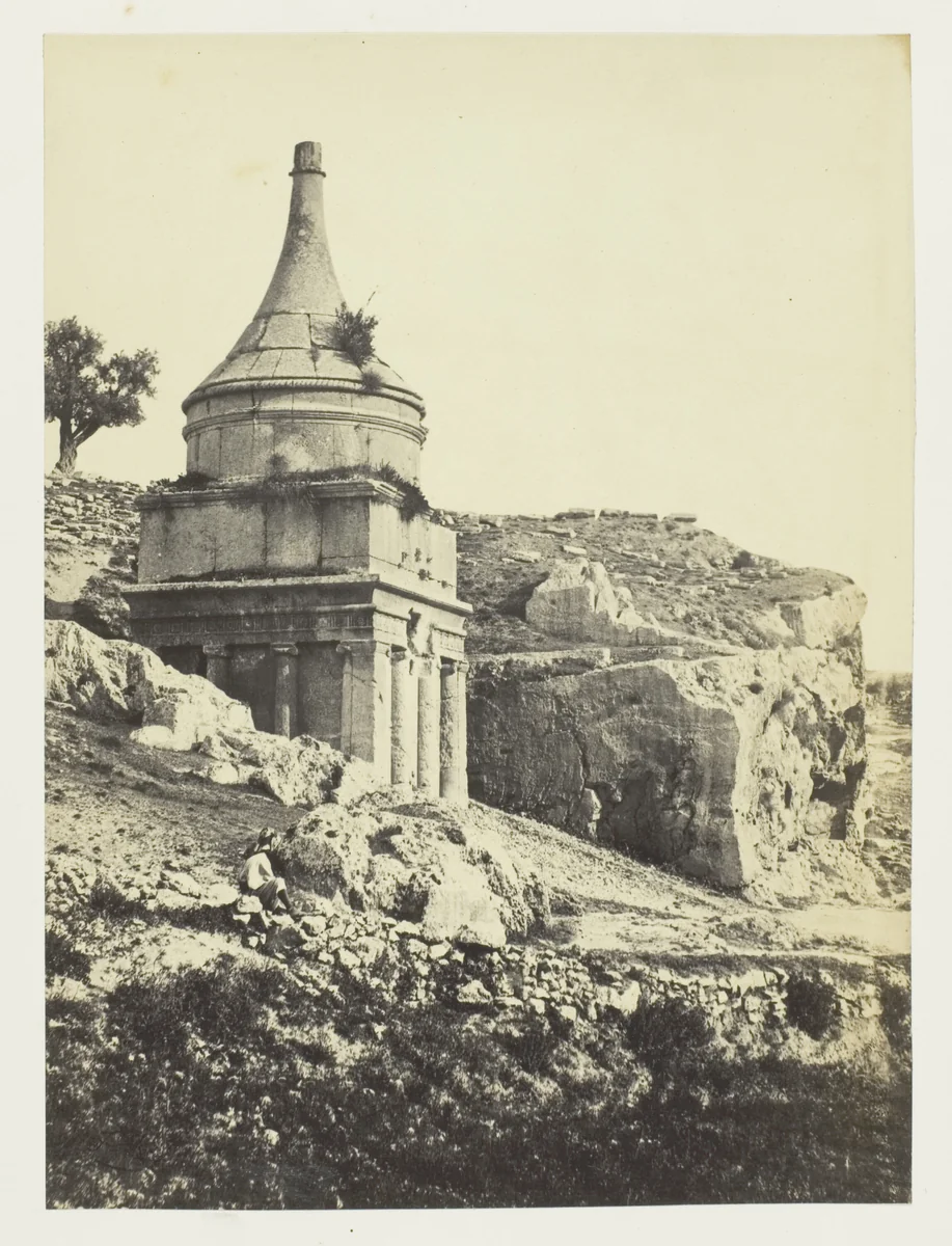Absalom's Tomb, Jerusalem by Francis Frith, photograph, 1857