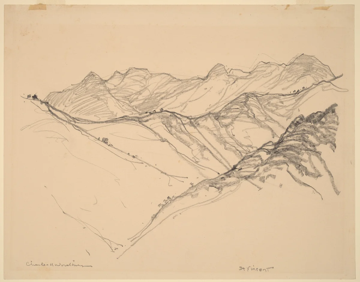 St. Vincent by Charles H. Woodbury, drawing, 1864-1940