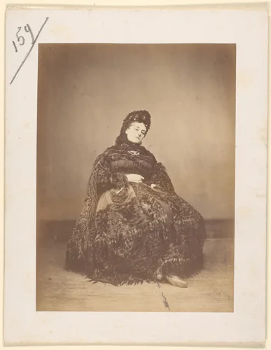 Le Caracul (L'Astrakhan) by Pierre-Louis Pierson, photograph, 1860-1869