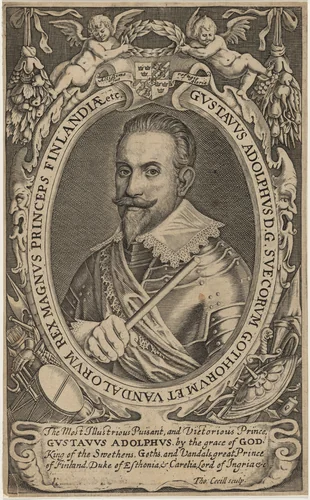 Gustavus Adolphus by Thomas Cecil, print, 1555-1687