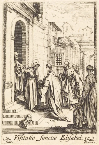 The Visitation by Jacques Callot, print, 1628-1638