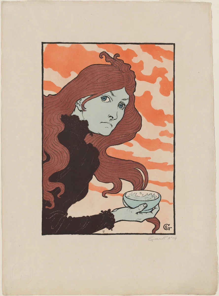 La Vitrioleuse (The Acid Thrower) by Eugène Grasset, print, 1894