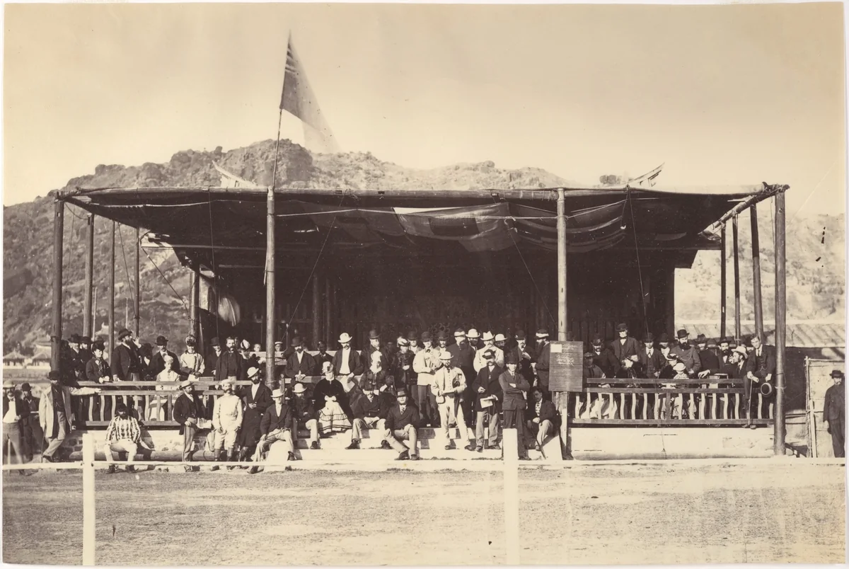 The Grand Stand, Amoy 1871 by John Thomson, photograph, 1871