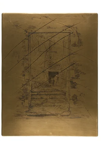 The Garden by James McNeill Whistler, metalwork, 1879-1880