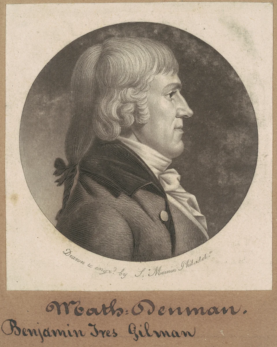Benjamin Ives Gilman by Charles B. J. Févret de Saint-Mémin, print, 1801