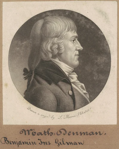 Benjamin Ives Gilman by Charles B. J. Févret de Saint-Mémin, print, 1801