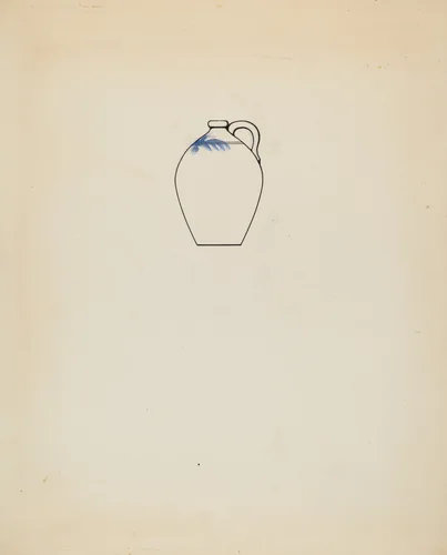 Jug by Charles Caseau, index of american design, 1937