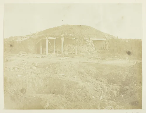 Bomb-Proof in which the Russian General lived who Commanded in the Redan by James Robertson, other, 1855