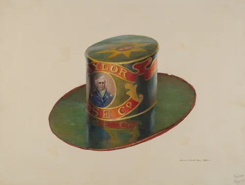 Fireman's Hat by Samuel W. Ford, index of american design, 1939