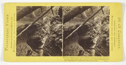 Mountain, Valley and Stream by Artist Unknown, photograph, 1875-1899