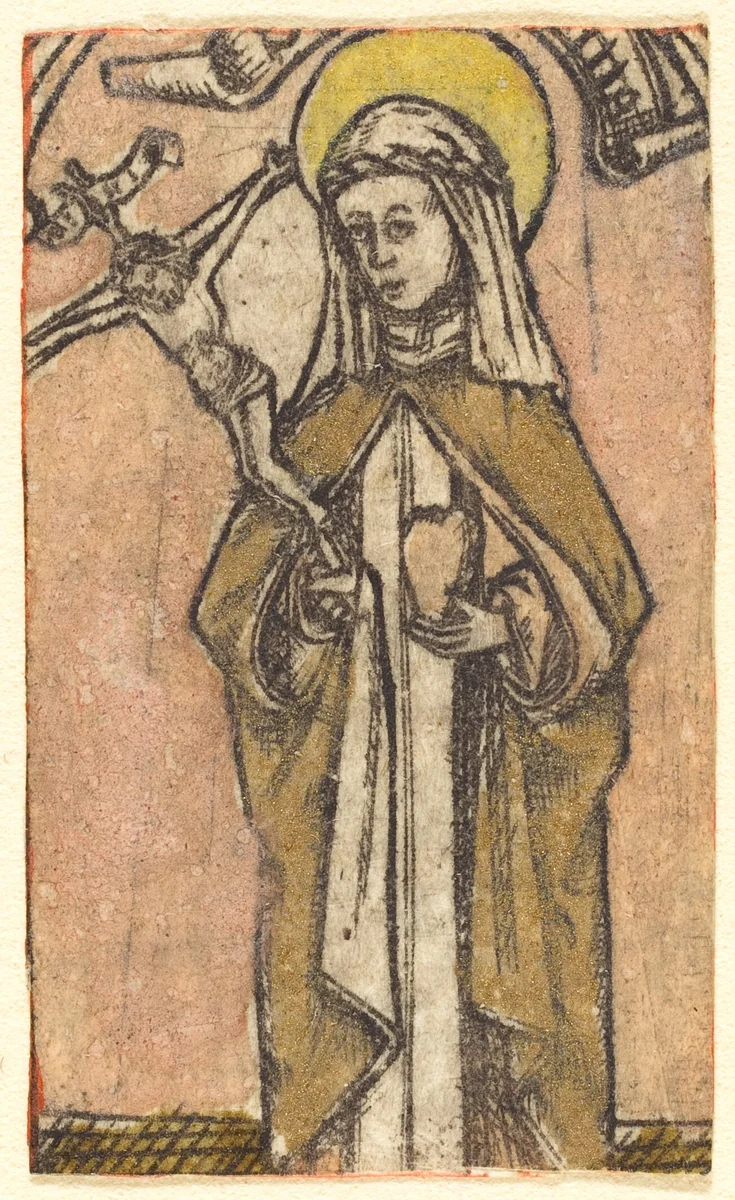 Saint Brigitta? by German 15th Century, print, 1460-1470