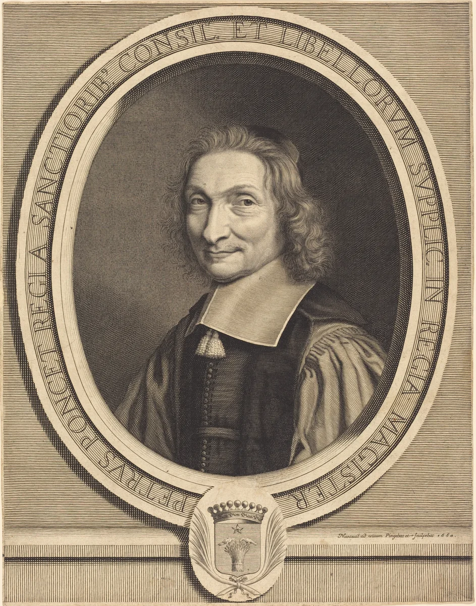 Pierre Poncet by Robert Nanteuil, print, 1660