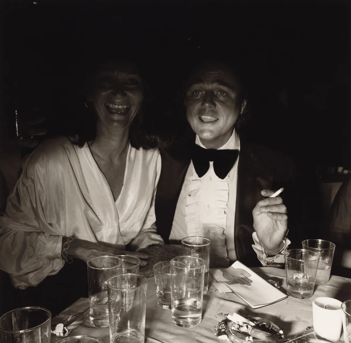 Benefit, The Museum of Modern Art, New York City by Larry Fink, photograph, 1977