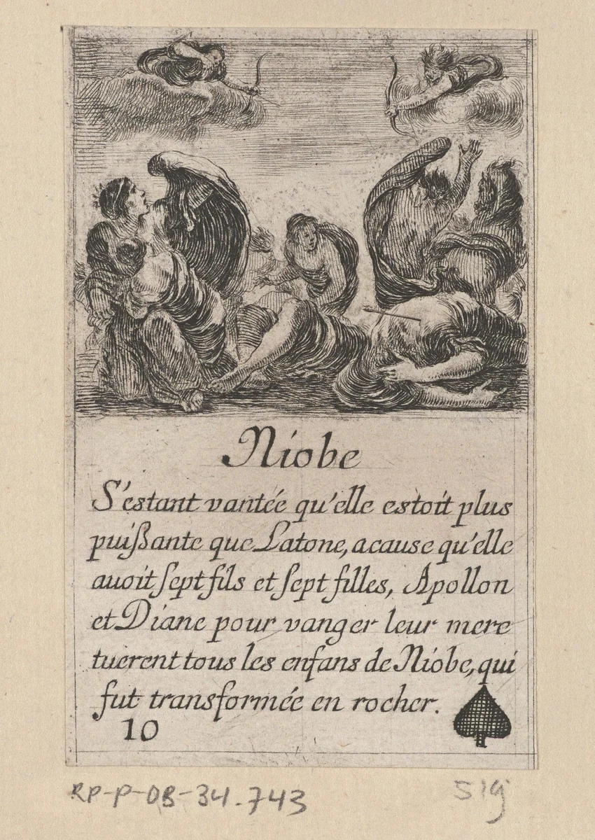 Schoppen tien by Stefano della Bella, print, 1620-1664